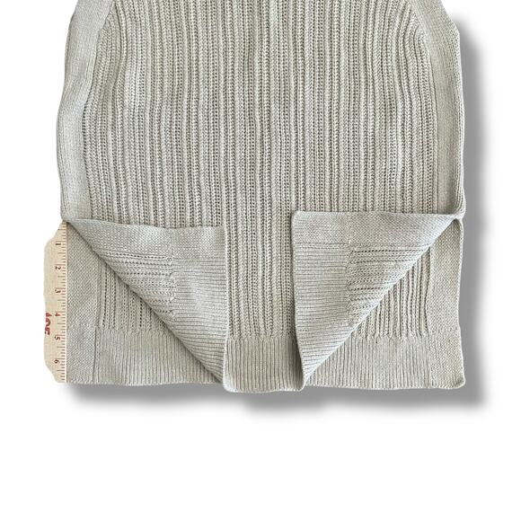 Banana Republic Ribbed Sweater Tank Small Camel Neutral Minimalist Layering - Picture 4 of 7